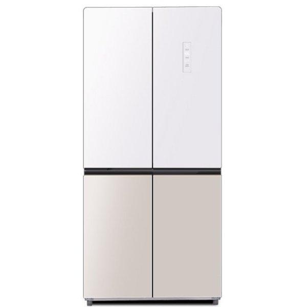 [세미빌트인 4도어 글라스 냉장고 HRS433MNWE [433L]] SK스토아