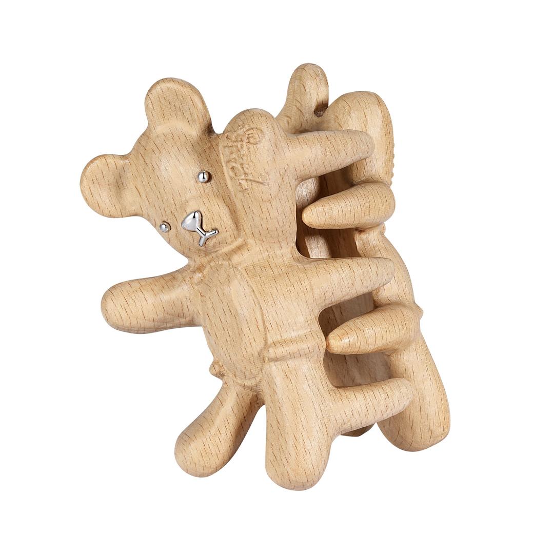 Paradise / Wooden Bear Hair Claw