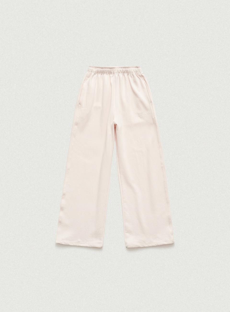 Campie Sweat Drawstring Jogger Pants_Light Pink
