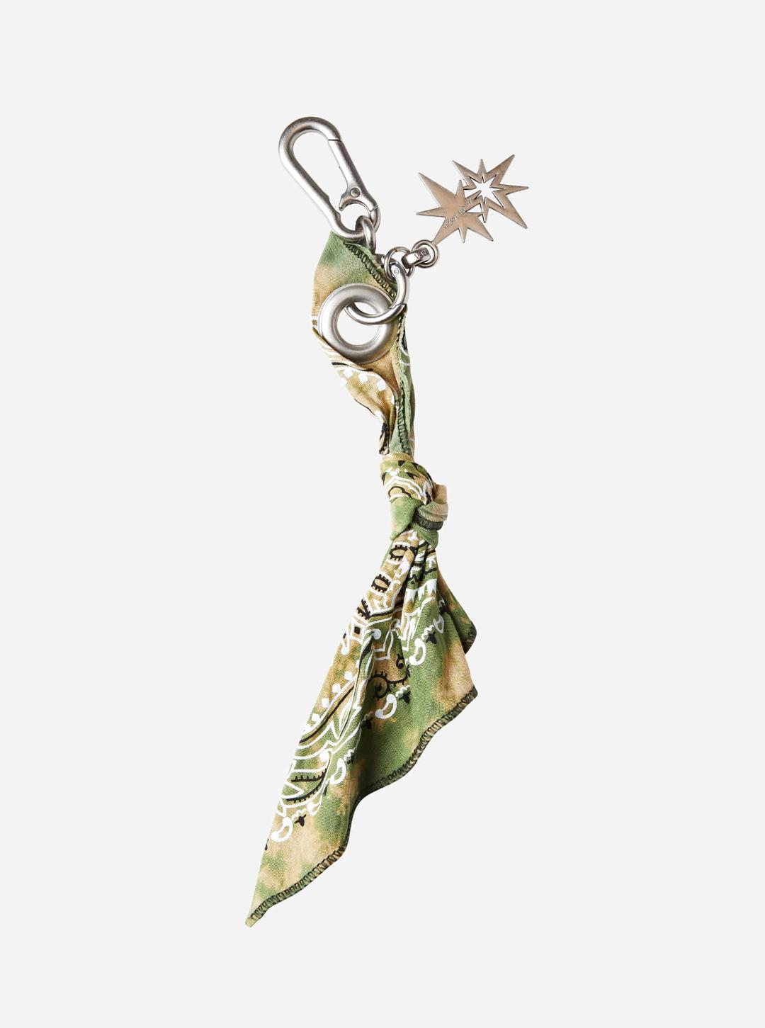 DYED BANDANA KEYRING KHAKI