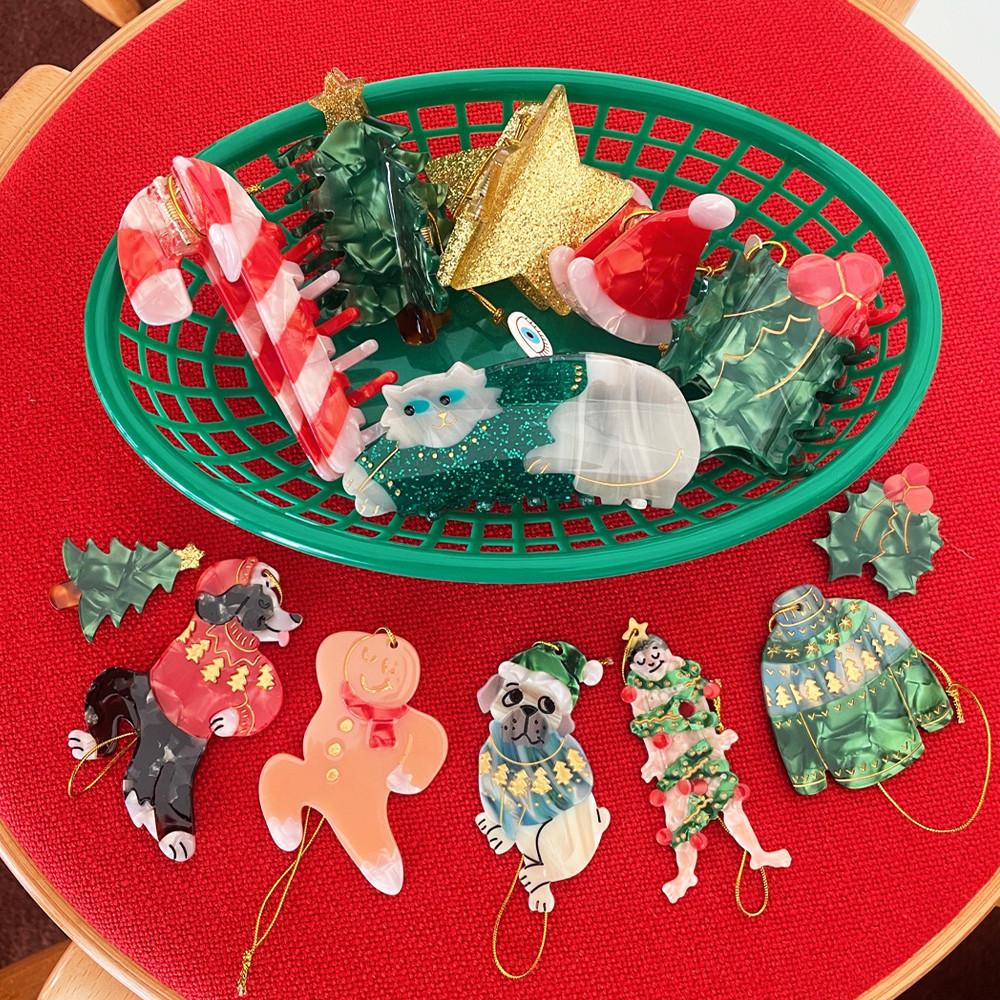 [그레이맨션 단독] Coucou Suzette 쿠쿠수제뜨  크리스마스 컬렉션(헤어클립 양말 오너먼트)