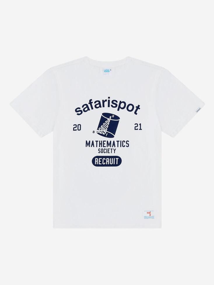 REC RUIT MATH SOCIETY TEE (WHITE/NAVY)