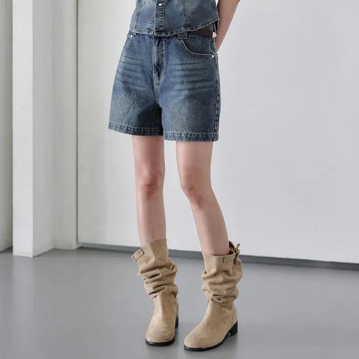 (W)Signature Denim Shorts DCWPT007BlueB