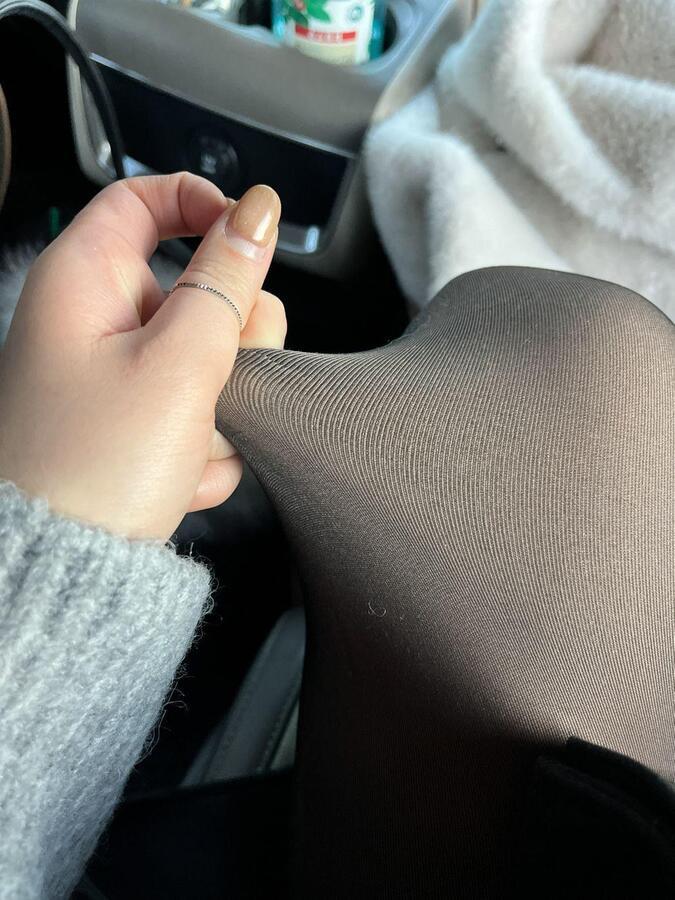 [2사이즈/당일배송] 슬림보정 쫀쫀 착시 기모 스타킹 2size