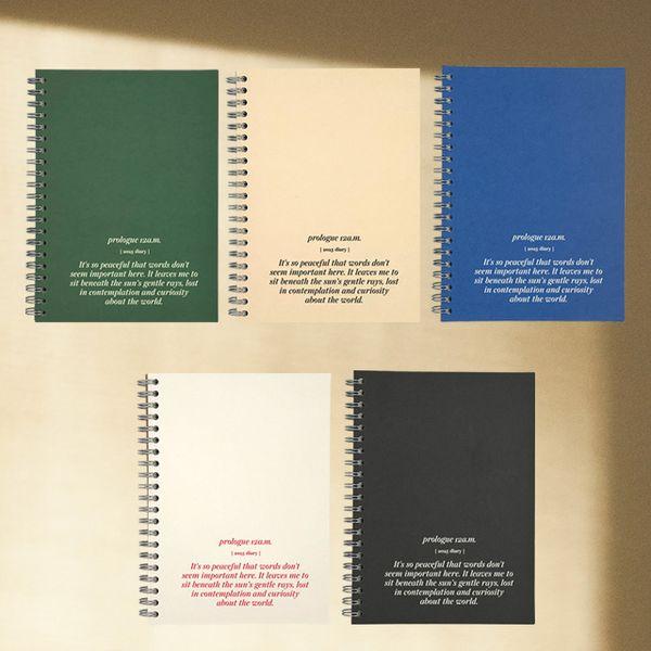 [프롬디얼리던] 2025 날짜형 트윈링 다이어리