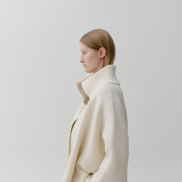 LAMBSWOOL COAT CARDIGAN