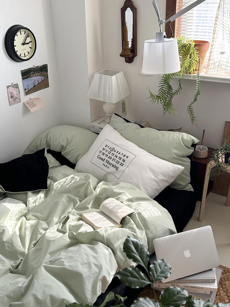 페르지아 양면 사계절 이불 베개 5color 침구커버 포인트 베개 싱글 슈퍼싱글 퀸 킹