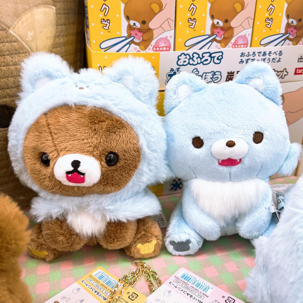 (정품) 리락쿠마 아오코구노오토마리 시리즈 앉은 인형 챠이로이코구마 아오이코오오카미 아오이코늑대 / 해늘