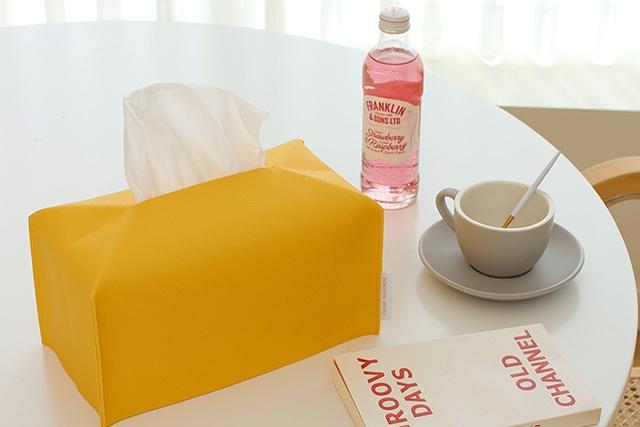 가죽 각티슈 케이스 휴지 커버 9color