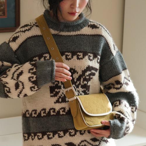 Merlot classic bag _ khaki brush