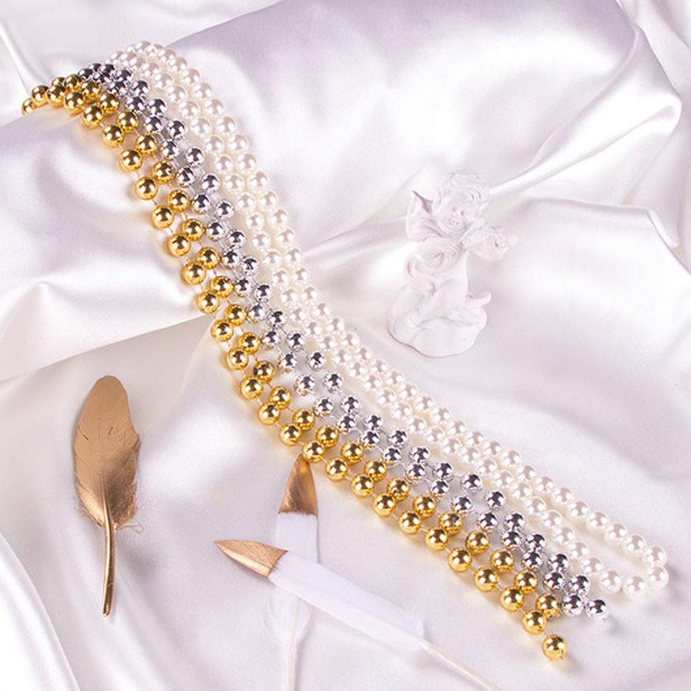 라이트앤 인공 진주목걸이 줄 네일촬영소품 네일아트촬영