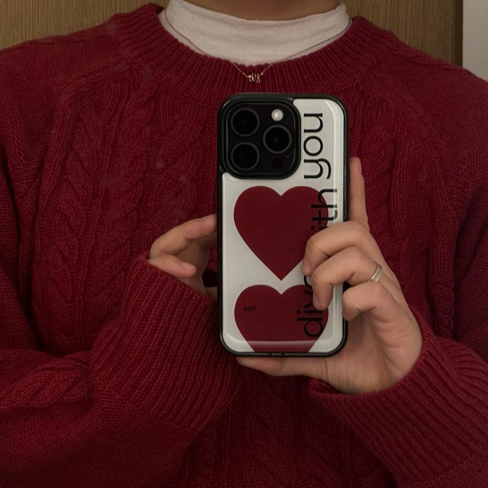 포프트 에폭시 dive with you 레드 케이스 아이폰 16 PRO