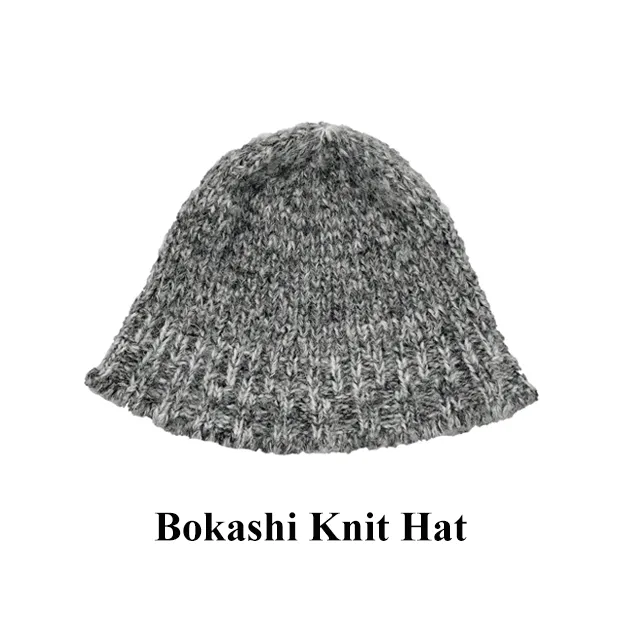리즈 보카시 니트 버킷햇 / 벙거지 모자