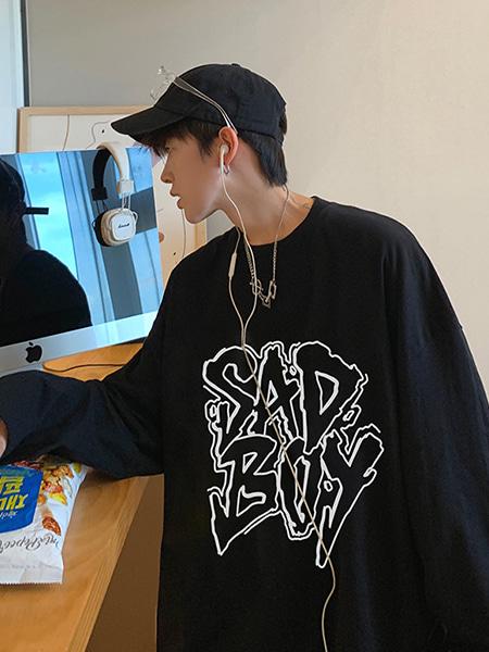 세드보이 오버핏 맨투맨