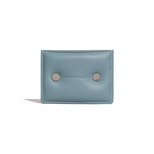 [22FW] CIRCLE PADDING CARD SLOT - GRAYISH BLUE