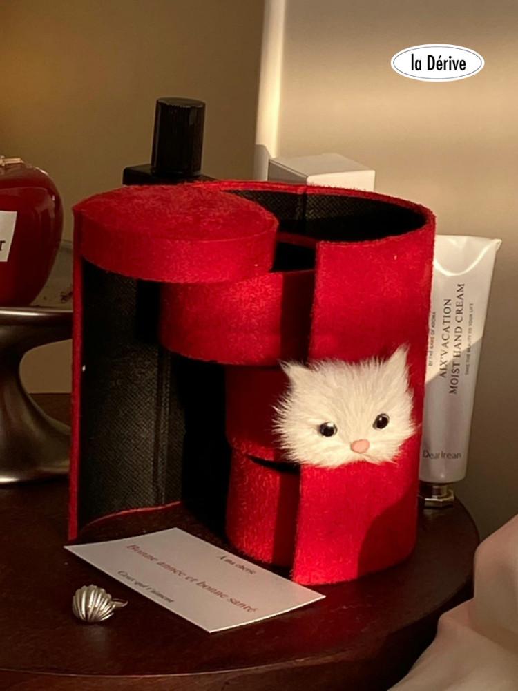 라데리브 레드 3단 악세사리 보관함