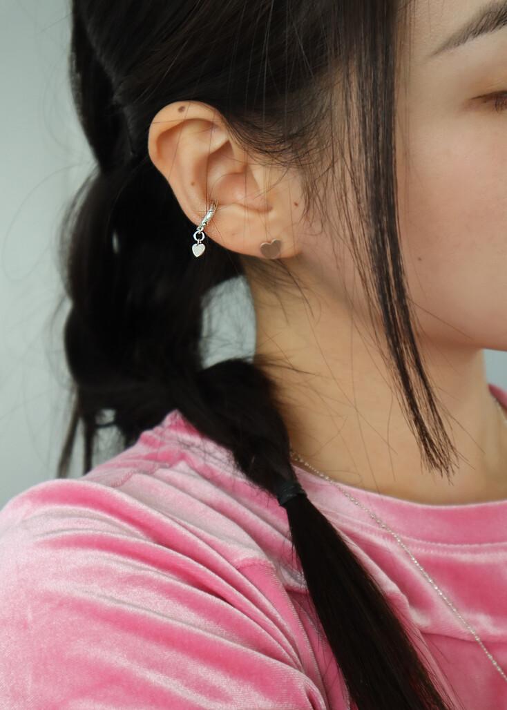 heart earcuff