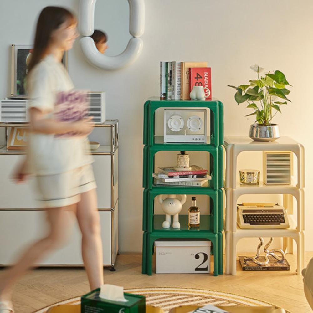 칩앤리빙 비비드 모듈테이블 모듈선반 좌식 사각형 미드센추리가구