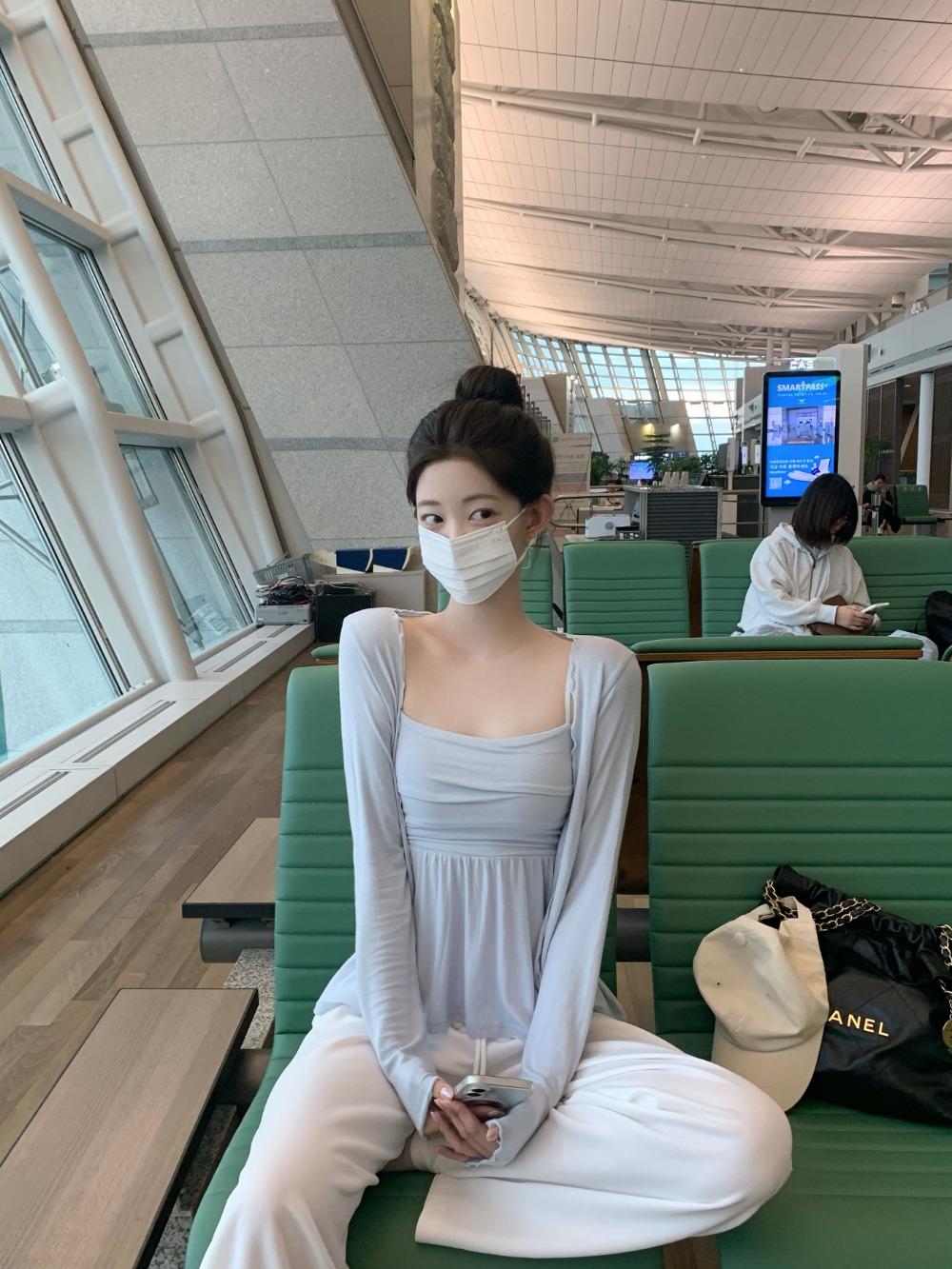 제니오 비비안 플레어 세트_베이비블루