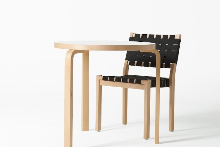 재입고! 아르텍 알토 라운드 테이블 90B (D750)