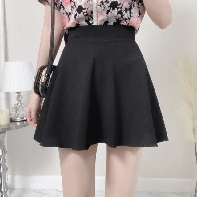 [인생핏감!!!/당일발송/바지안감] 쉬폰 A라인 뒷밴딩 플레어 스커트