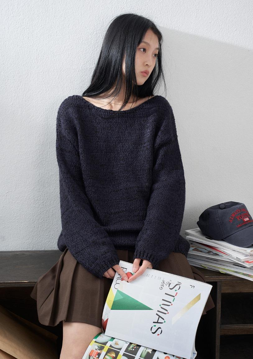 파운드 루즈핏 니트