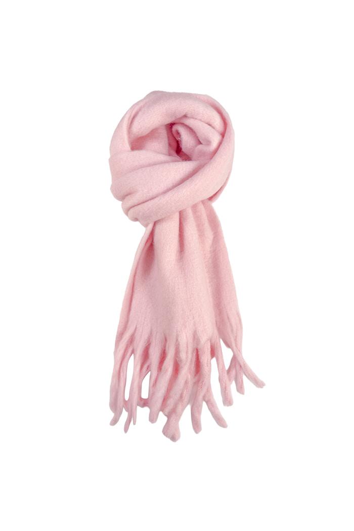 [  12월 28일 예약배송  ]HAIRY HEAVY MUFFLER _ PINK