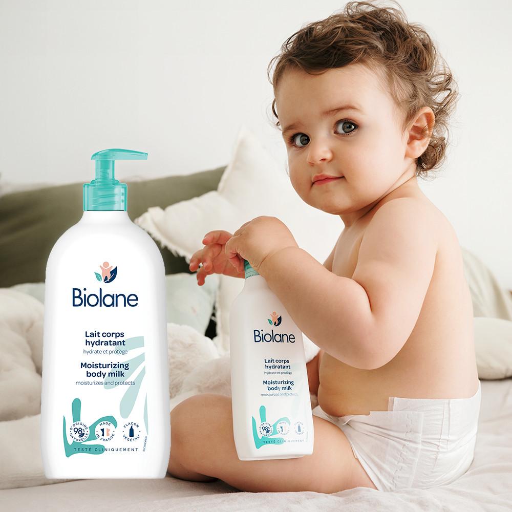 비올란 모이스처라이징 바디 밀크 350ml 베이비 키즈 신생아 어린이집 유아 로션 크림