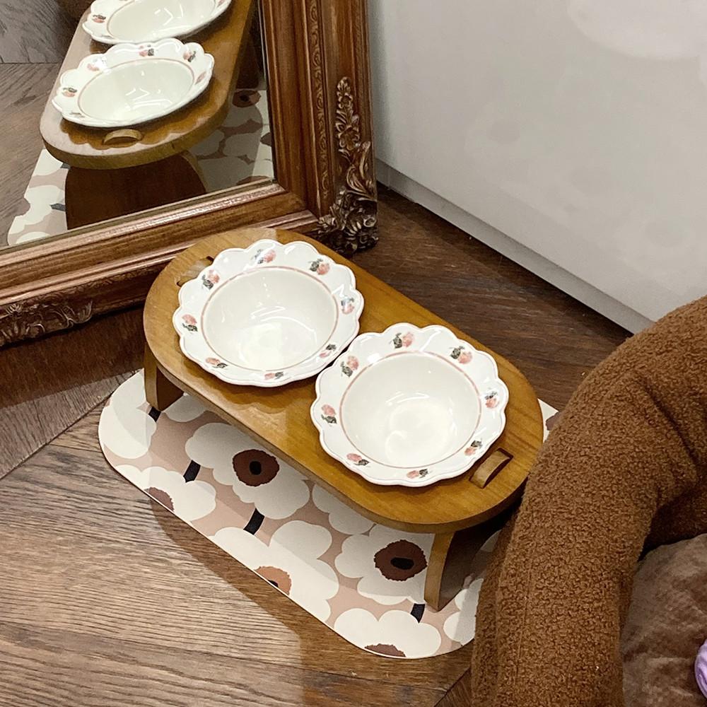 가티가티 고양이 강아지 밥그릇 식기 식탁 수반 물그릇