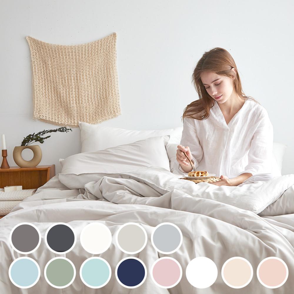 순면 호텔식 컬러 이불커버 매트커버 누빔패드 베개커버 13컬러