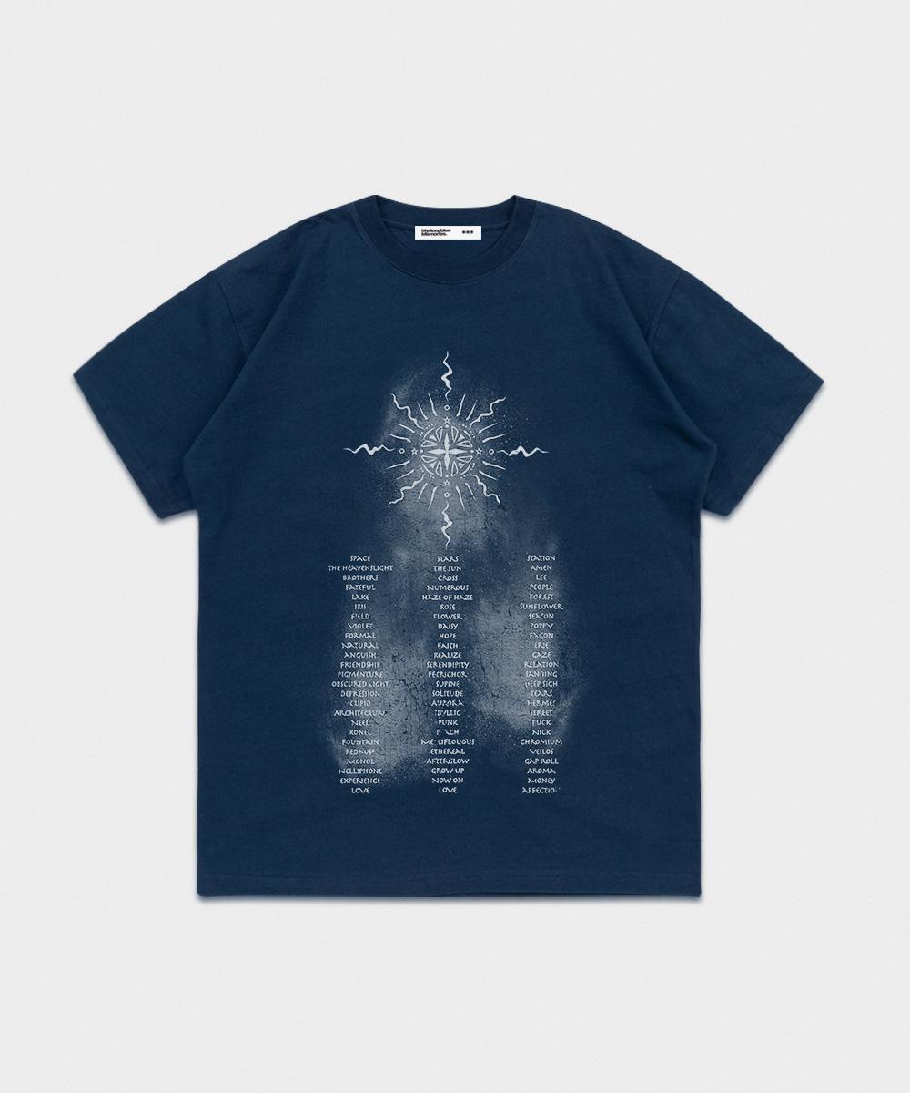 Sun Ankh T-Shirts in DARK BLUE