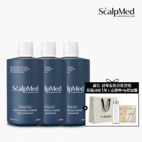 [스칼프메드][두피각질비듬] 블루캡슐바이옴 솔트 샴푸 400ml x3