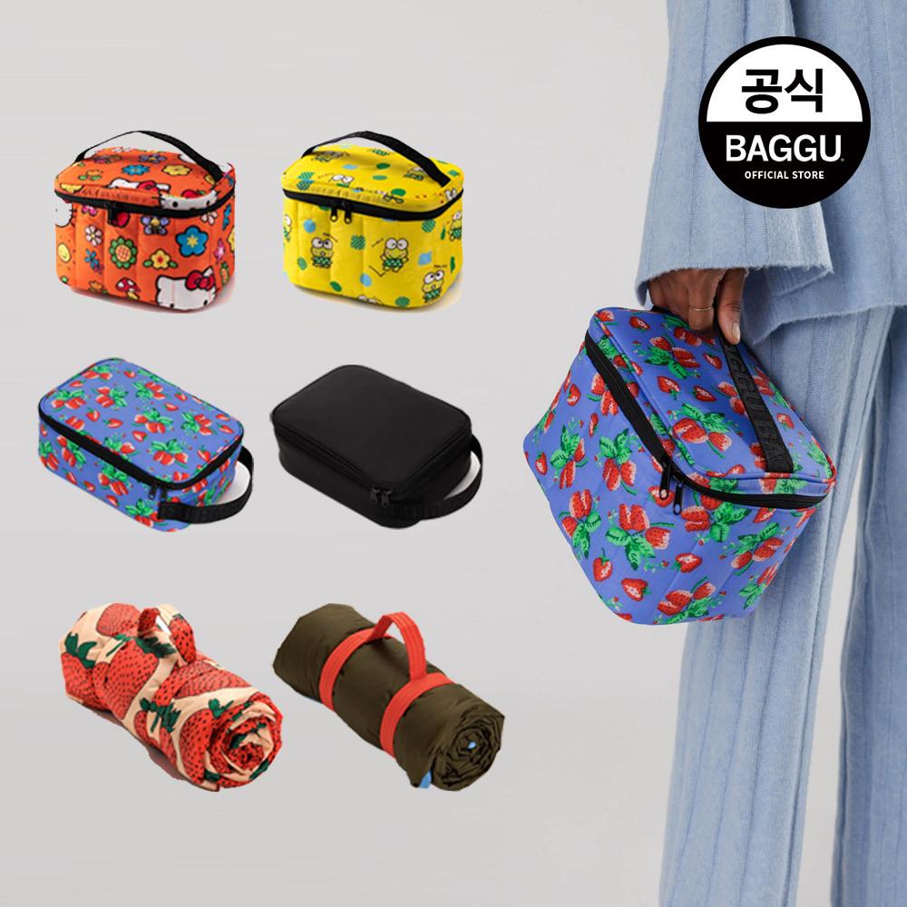 BAGGU 바쿠백 와인백세트 키티 런치백 피크닉매트