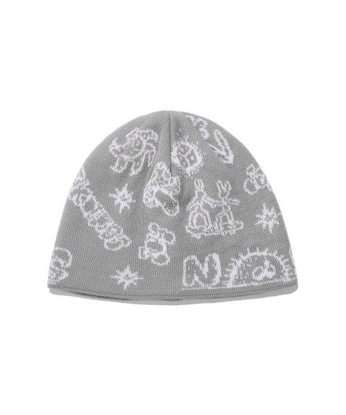 DOODLE BEANIE_GREY(IK2DFMAB28A)