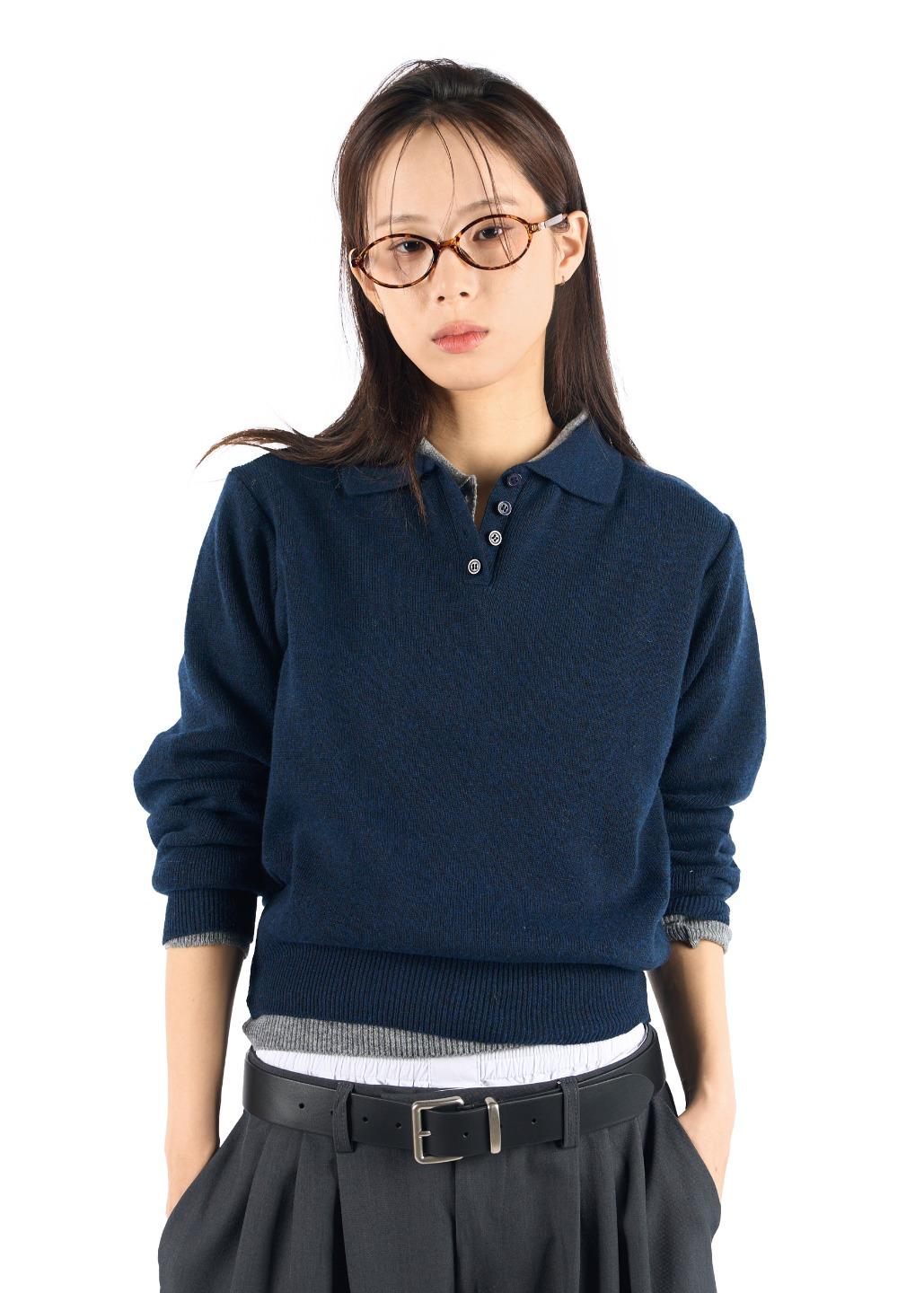 SOFTER COLLAR KNIT