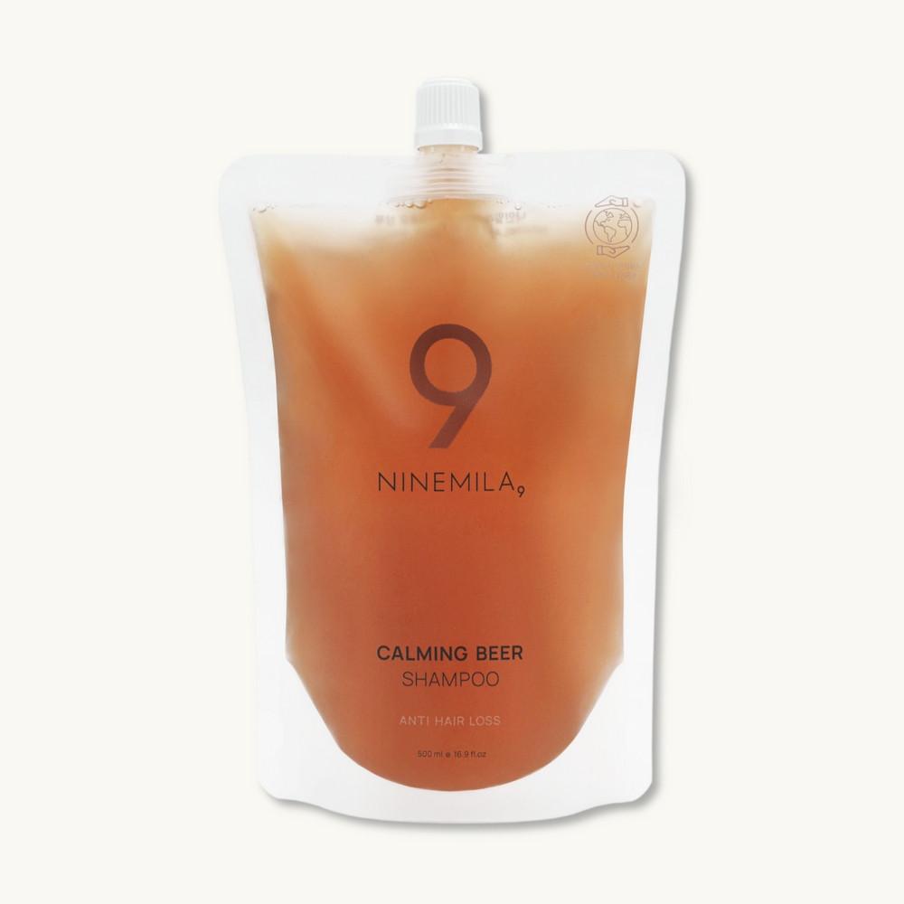나인밀라 맥주효모 샴푸 리필파우치 500ML