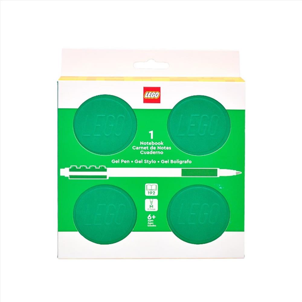 레고 잠금형 다이어리와 젤펜 그린 53566