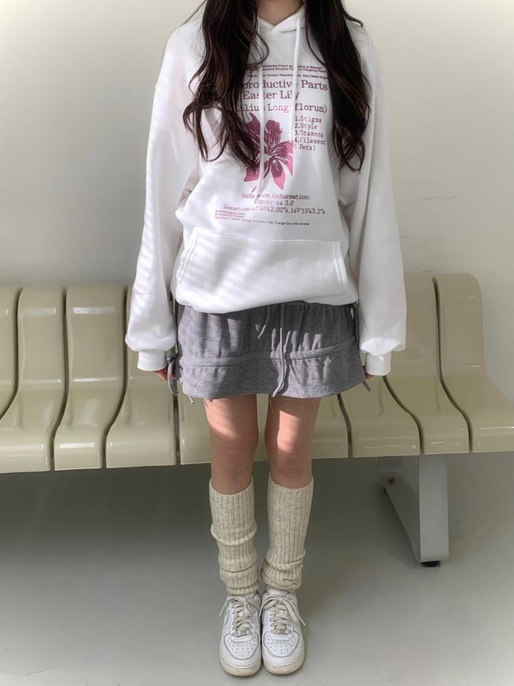 [리코지] 데이지 오버핏 기모 후드(2color)