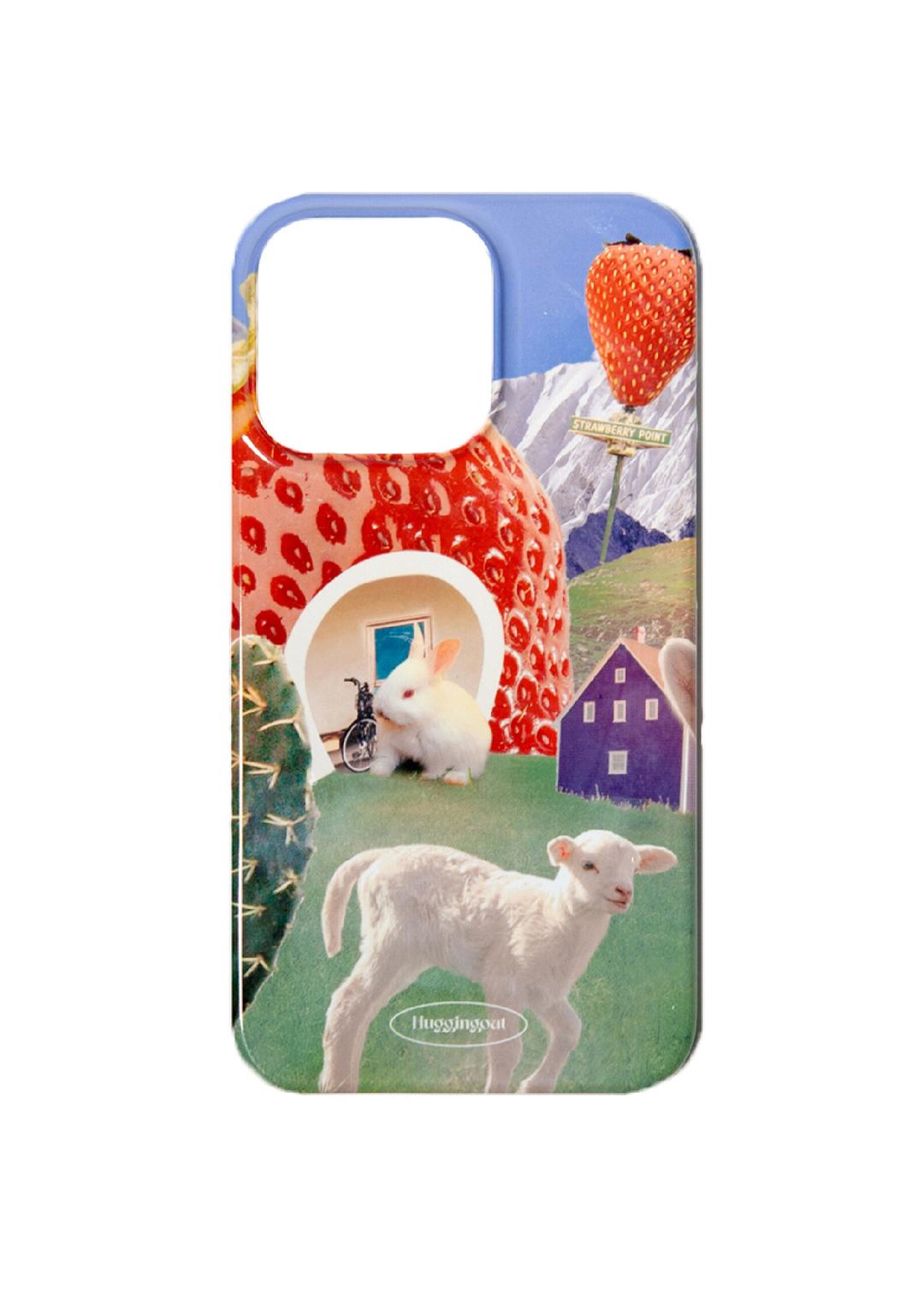 STRAWBERRY FIELD GLOSSY HARD CASE_B