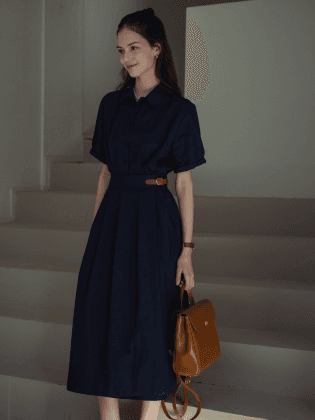 Roll up shirt ops_Navy