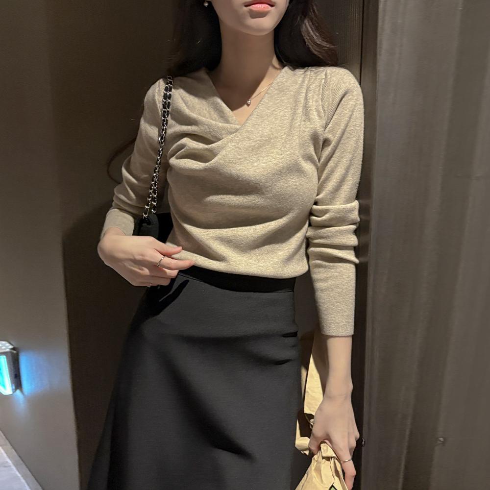 센느 여리 카울넥 소프트 니트