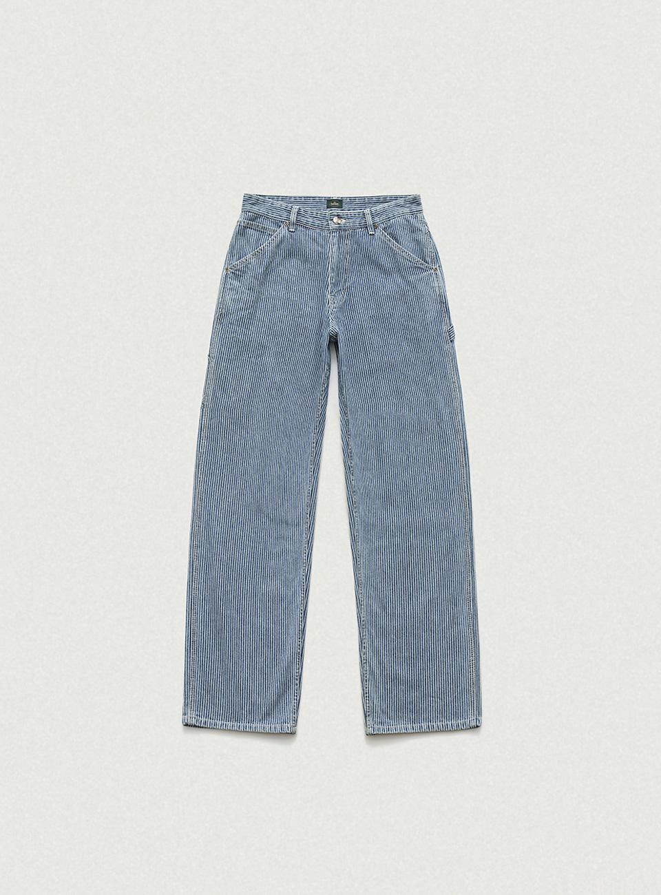 Hickory Striped Carpenter Denim Pants