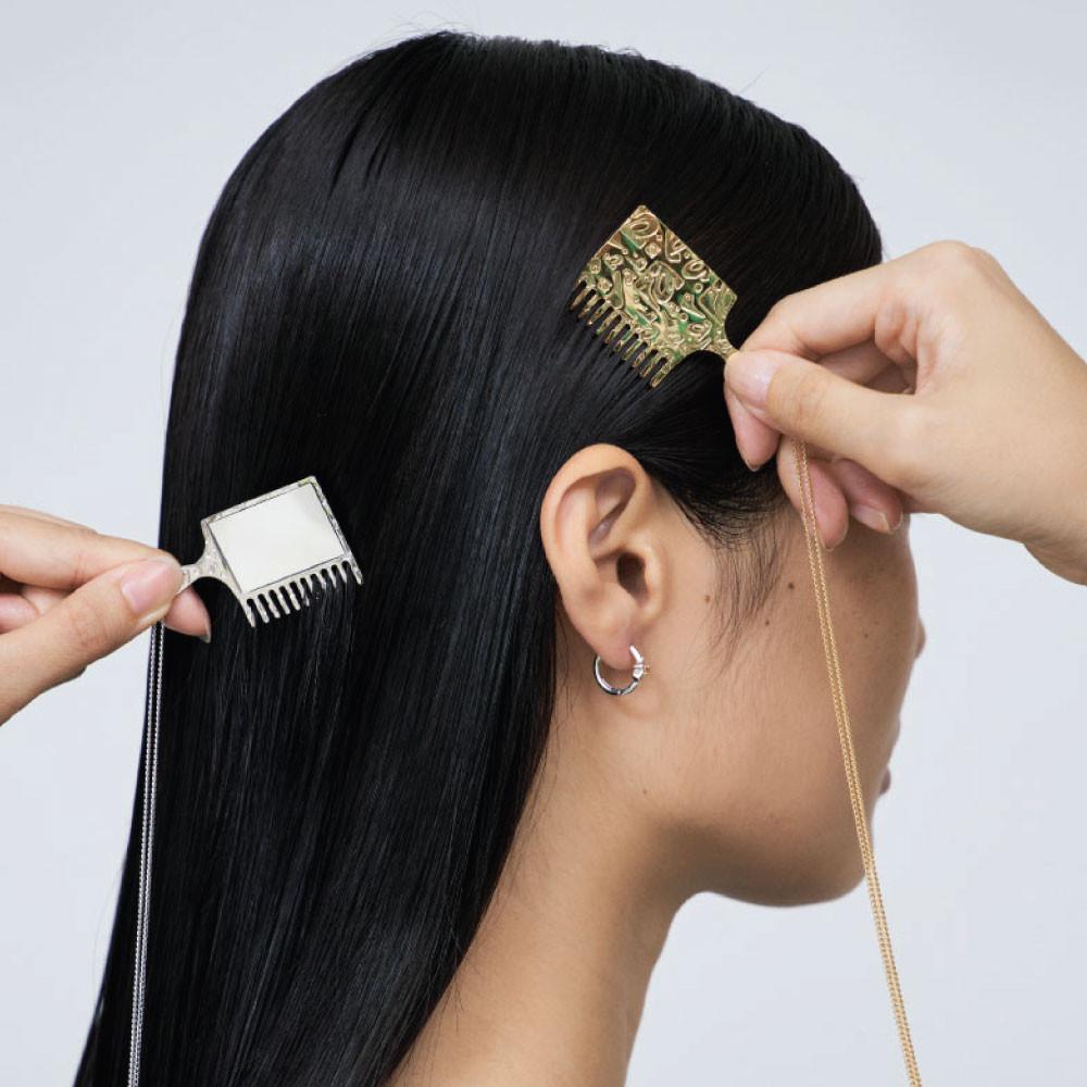 Mirror Comb Necklace