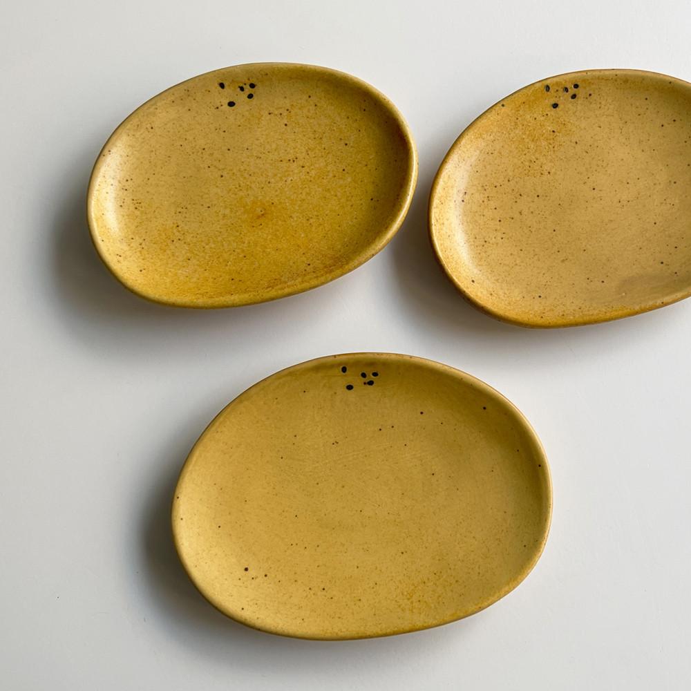 [요일] 단팥빵 접시 (B급)