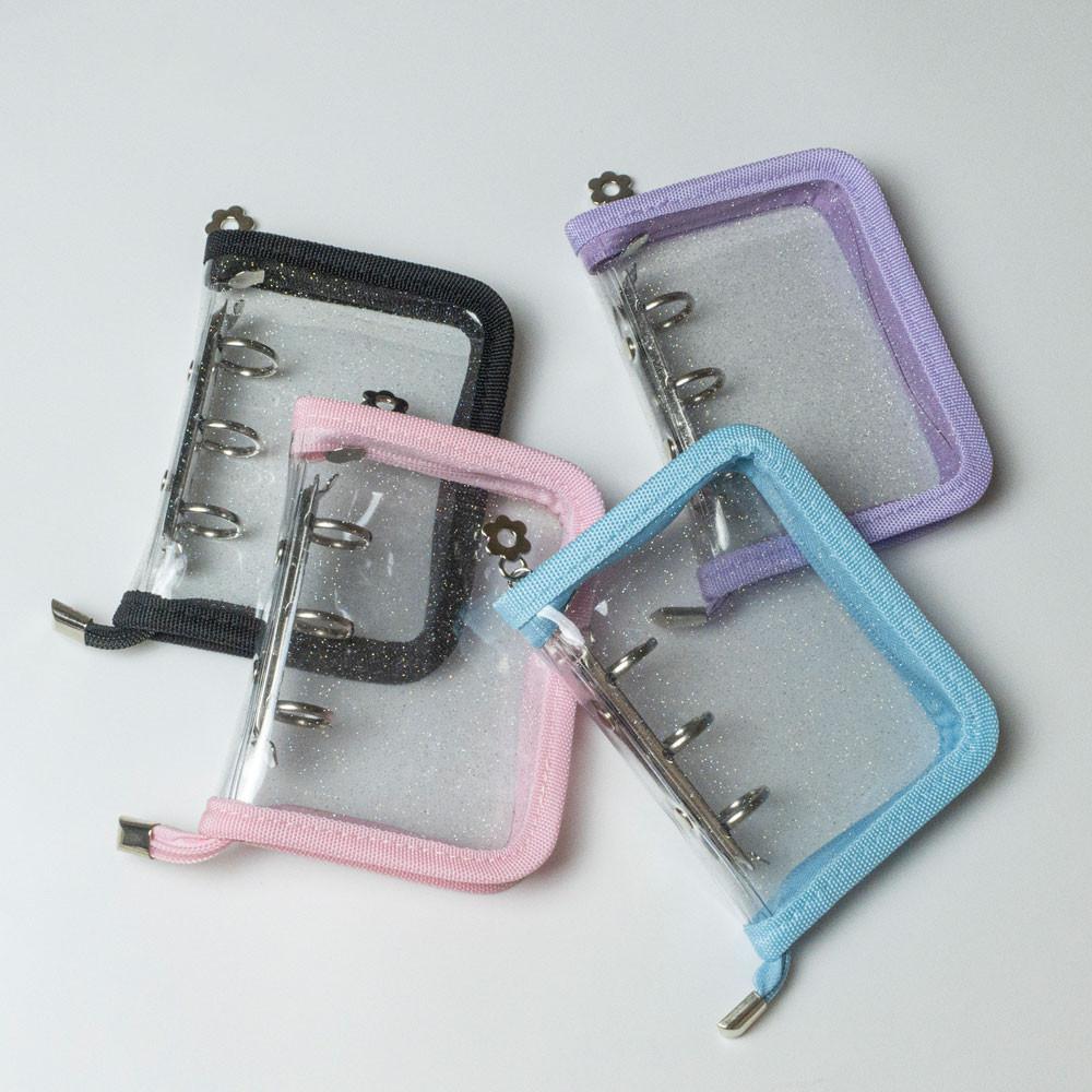 3공 지퍼 바인더 다이어리 커버 미니 칼라 포카 삼공 하이틴 사진