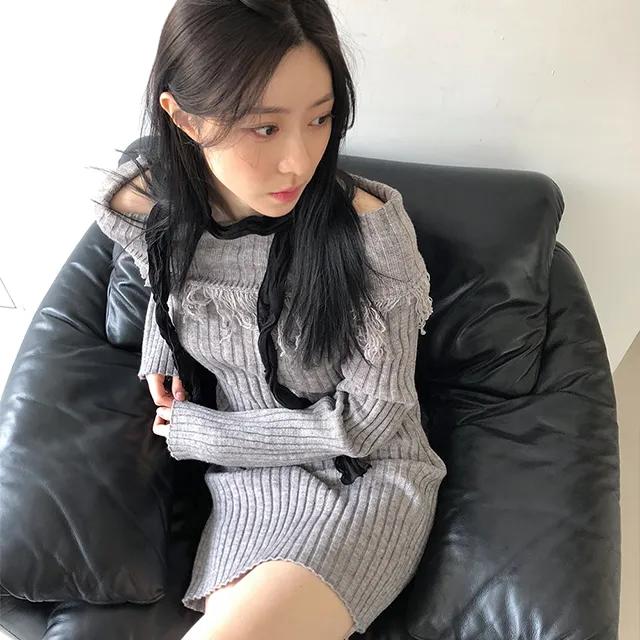 susul knit dress 2 color