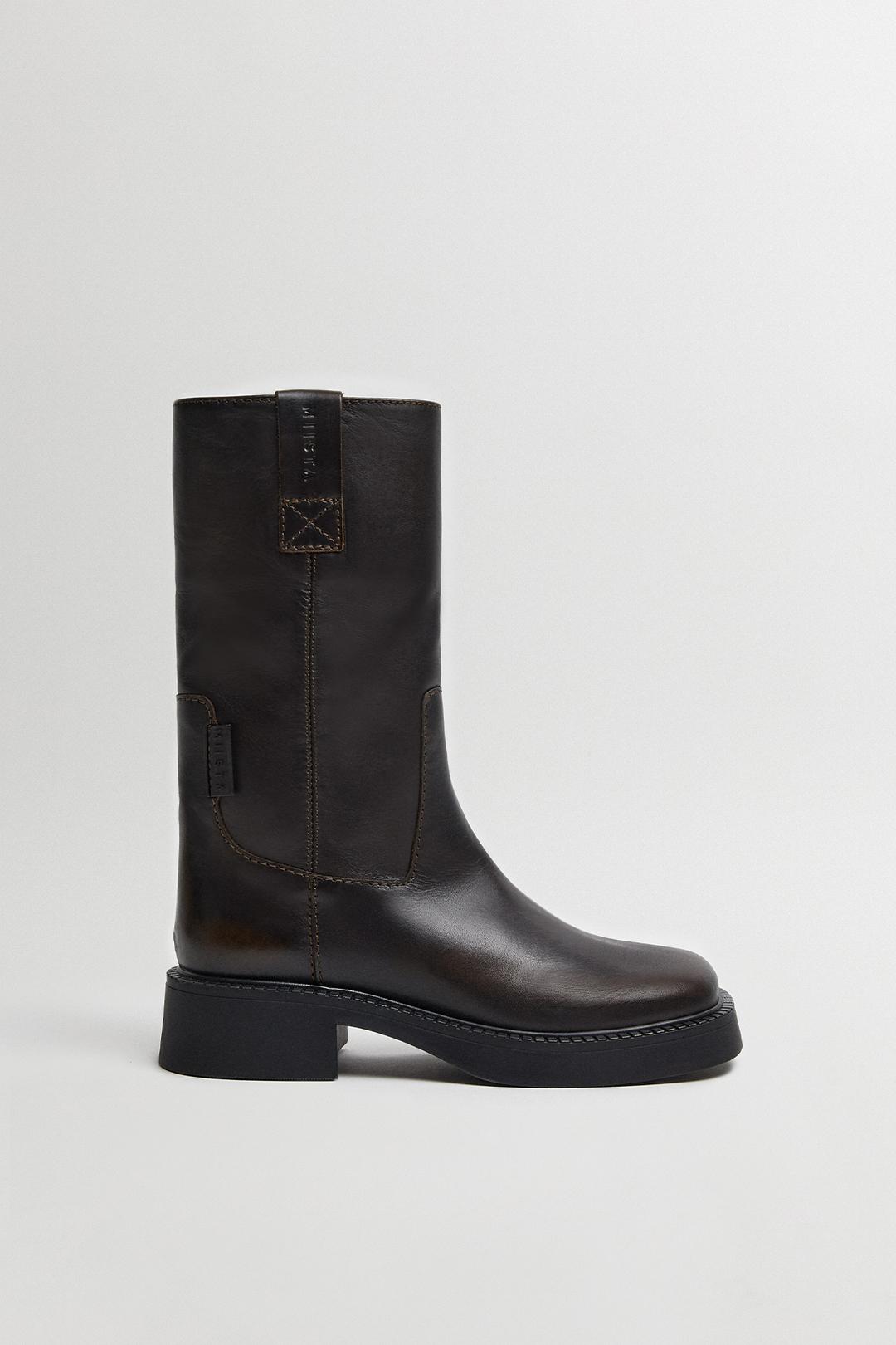 Aron New Brown Ankle Boots