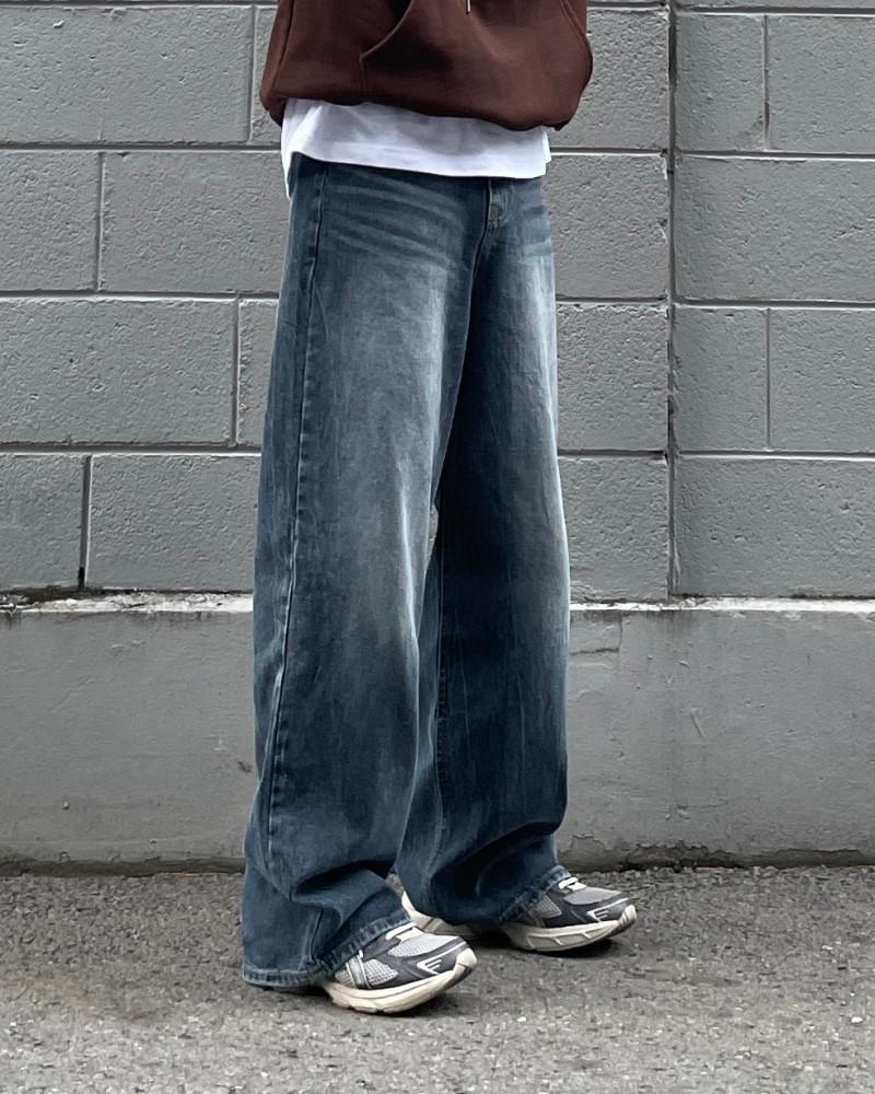 올 브러쉬 틴 워싱 데님 2컬러