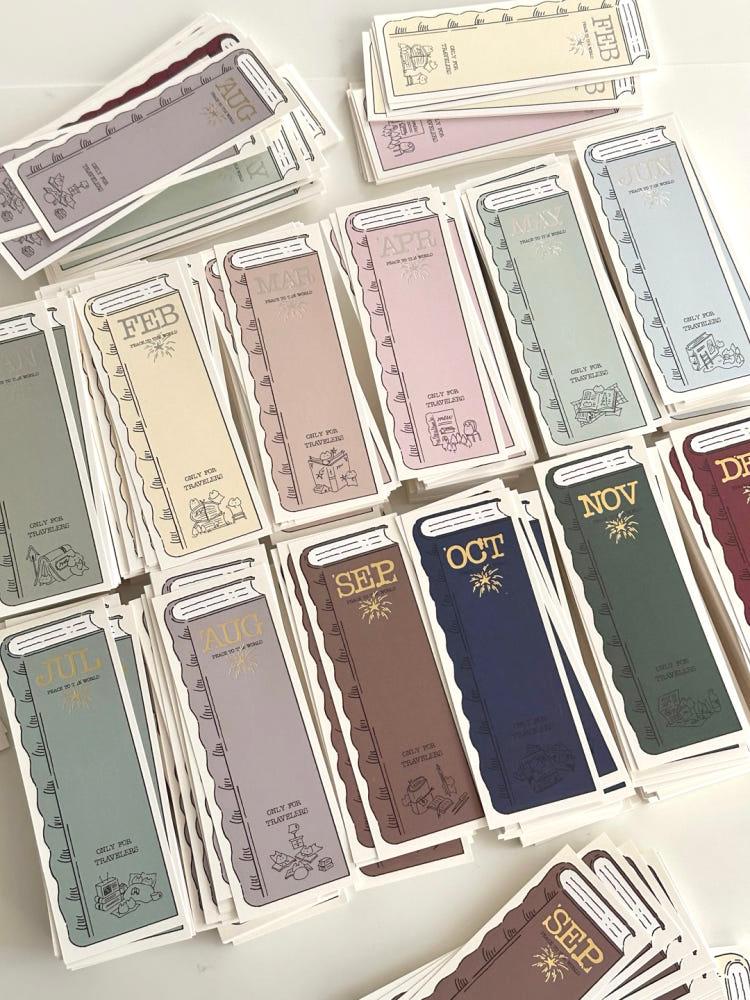 [mewmewbeam] Birth Bookmark (12종)