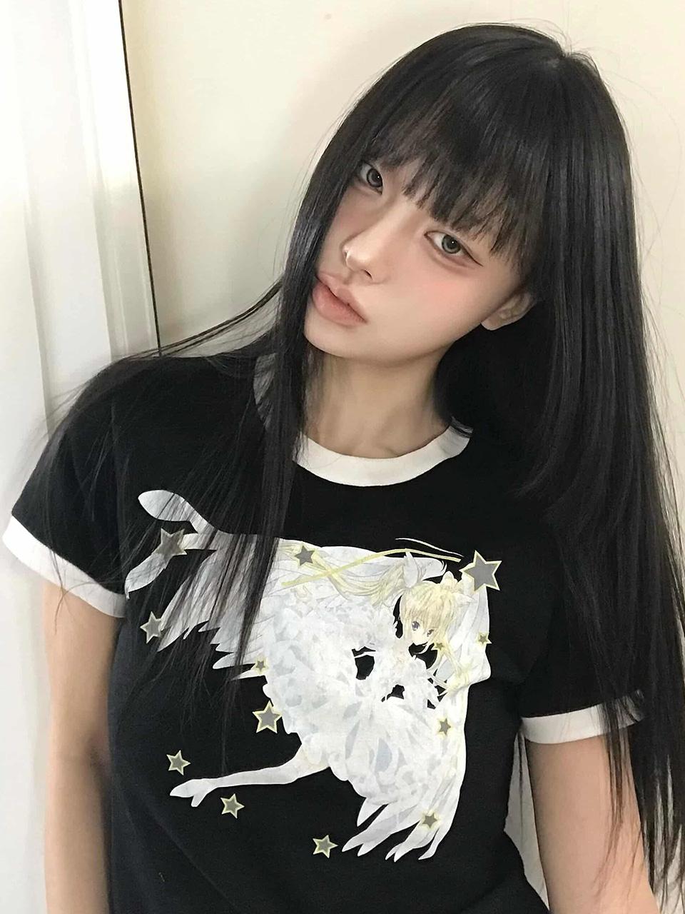 SHUGO CHARA! RINGER TEE(BLACK)